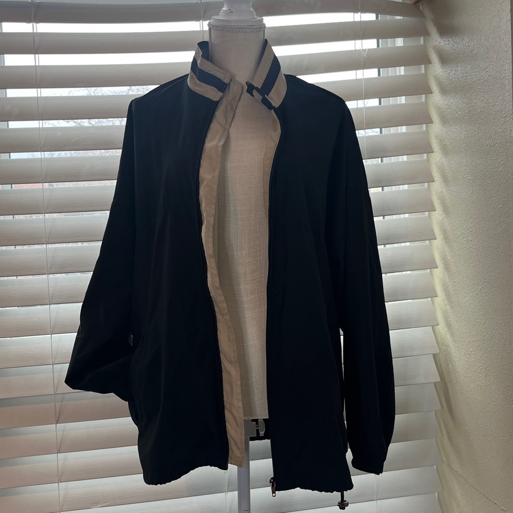 Cutter & Buck Black Jacket with White Trim size extra large‎ XL